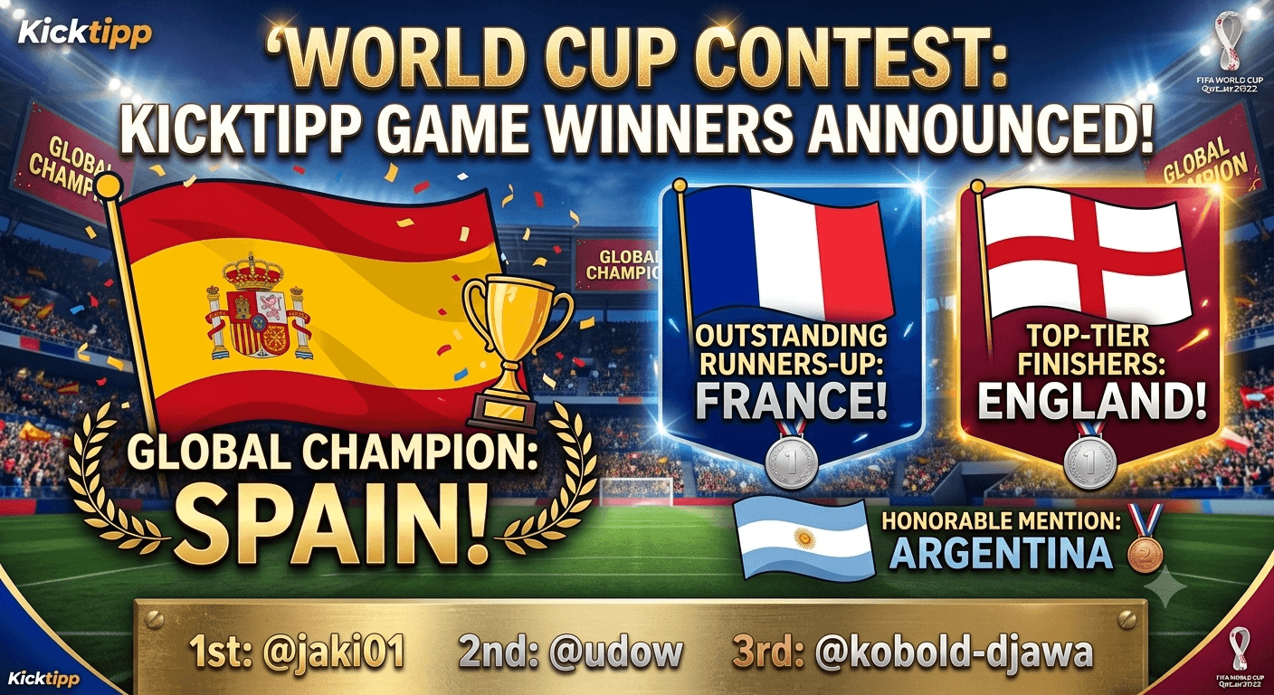 🏆 Hive World Cup 2026 Kicktipp Final – Gewinner, Winners & 2,325 HIVE in Prizes