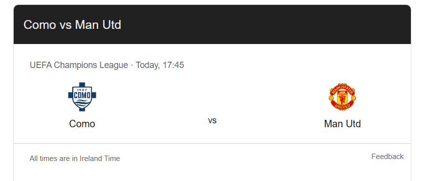 Man United need a win.