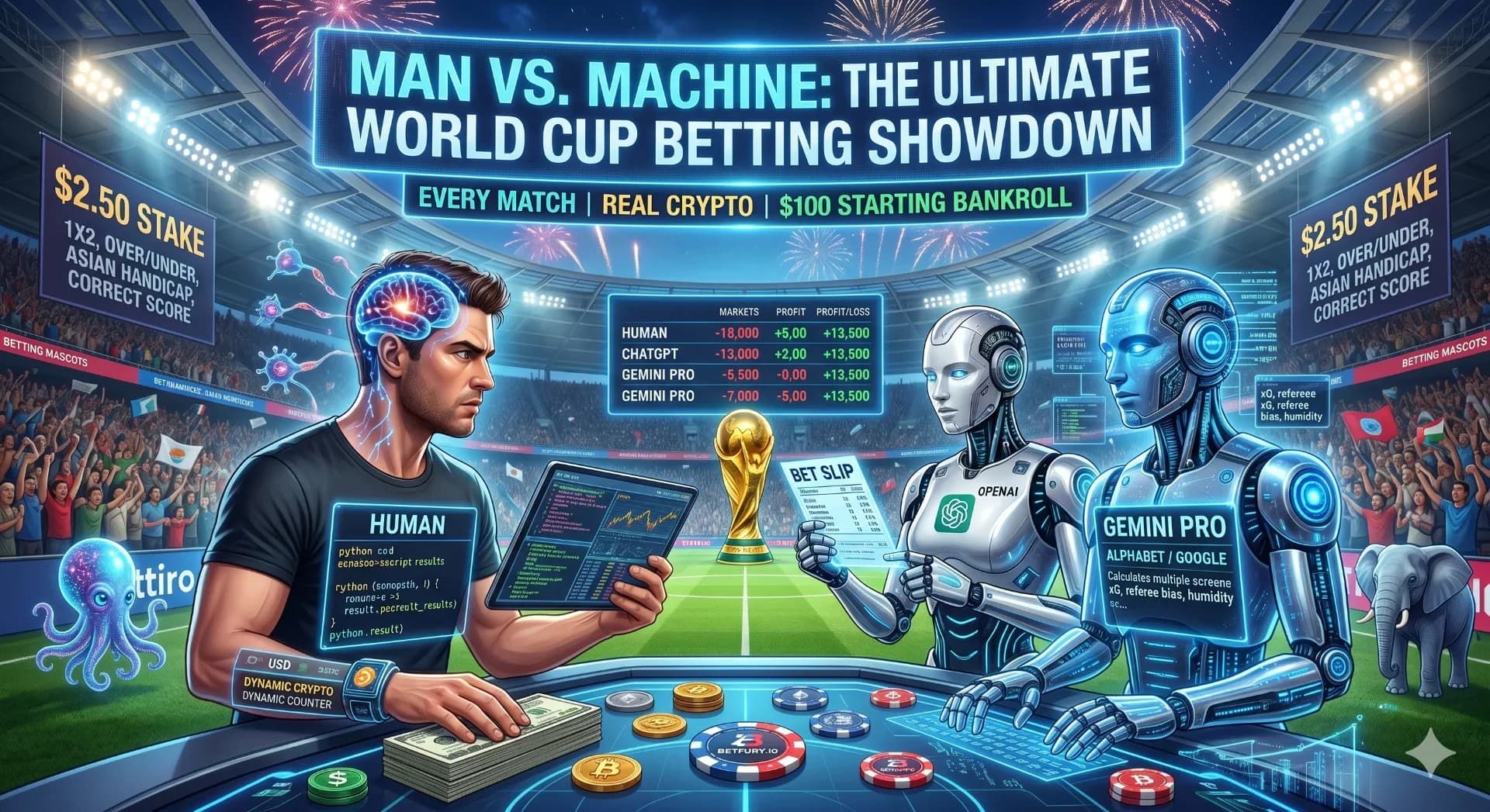 Man vs. Machine: The Ultimate World Cup Betting Showdown